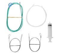 5 Outils Nettoyage Brosse Longue 300cm pour Tuyau Drain Canalisations | Nettoyage Tube Drain Pipe Cleaning Brush,Tuyau Tuyau Seringue Brosse en Spirale, pour Toit Ouvrant Voiture Et Réfrigérateur