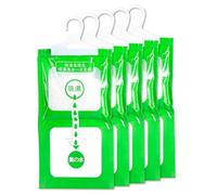 5 Pack Absorbeur d'Humidité Placard, Déshumidificateur Suspendu Anti-Moisissure Sachet Anti Humidité pour La Cuisine/Salle de Bain/Armoire/Voiture