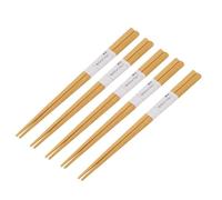 5 Paires de Baguettes en Bois Japonaises, 23cm Baguettes Antidérapantes Réutilisables Baguette Sushi pour la Cuisine Maison Hôtel Restaurant L'école Voyages Camping