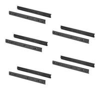 5 paires de coulisses a billes pour tiroirs à sortie totale, H 45 mm, L 600 mm, noir Peint en noir G