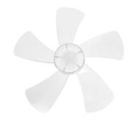 5 Pales Pales de Ventilateur avec Cache-écrou 14 Pouces Transparentes | Pièce de Rechange en Plastique, Format 34x34x3,5cm, pour Dortoir et Salon