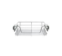 Paniers de Cuisine en Acier Kukoo - Rangement Pour Placard,Cabinet de 60 cm Largeur Gain d'Espace avec Système Coulissant avec Fermeture Amortie [Pack de 5] KIT Fixations INCLUS