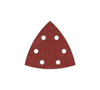 5 Patins Abrasifs WOLFCRAFT Delta 95mm Auto-Agrippant Perforés Bois et Métal