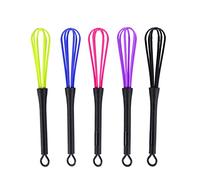 5 Pcs En Plastique Salon Couleur Des Cheveux Colorant Crème Mélangeur Agitateur Barbier Fouet Coiffure Couleur Des Cheveux Colorant Crème Cuisine Ballon Mélangeur Outil pour Mélanger, Fouetter, Battre
