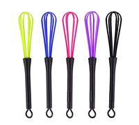 5 PCS Fouet en Plastique Coiffure Fouet En Plastique Whisk Salon De Coiffure Coiffure Coiffure Couleur Des Cheveux Crème Fouet Cuisine Ballon Mélangeur Agitateur Outil