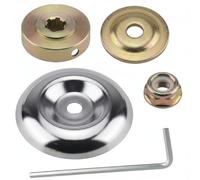 5 Pcs Kit Écrou Tête Débroussailleuse,Accessoires De Remplacement, Durable | Kit de Fixation Universel pour Lame, Pièces Détachées Robustes, Avec Plaque et Adaptateur