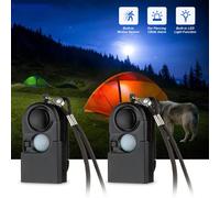 5 Pcs Portable Motion Detector Alarm 120DB Siren SOS LED Light Security for Travel Home Kids Safe Personal Alarm