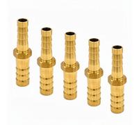 5 PCS Raccords de Tuyau Réducteurs en Laiton 10mm x 8mm Adaptateur Réduction Tuyau Carburant,Réducteur Durite Essence 10mm Pour Eau Huile Gasoil,Raccord Solide Anti-Corrosion Pour Tuyaux Flexibles