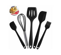 5 Piece Premium Silicone Kitchen Utensils Set High Heat Resistant