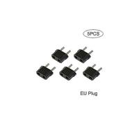 5-Piece Travel Adapter Set for Converting 110V to 220V, Ideal for International Trips