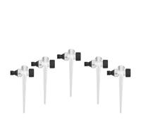 5 Pièces 1/2 Pouces Filetage Femelle Côté Pelouse Gicleur,Interface De Filetage Externe,Tête D'irrigation Métallique,D'arrosage De Pelouse en Métal pour Jardin Plantes Légumes Fleurs Pépinière