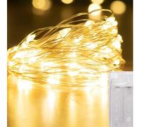 5 pièces 10/20/30/50/100 LED 1/2/3/5/10 m Guirlande lumineuse en plastique, lampe de fée, lumière de fée, guirlande lumineuse en plastique, décoration géométrique quotidienne extensible, facile à inst