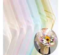 5 pièces/10 pièces/20 pièces Papier d'emballage de fleurs imperméable avec bord mat, papier d'emballage de bouquet de fleurs, fournitures pour boutique florale, cadeaux de la fête des mères, décoratio
