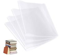 5 Pièces 21 x 30 cm Protege Cahier pour Livres Couvertures de Cahiers Transparent Protège-Livres Étanches pour le Livre Contre L' U