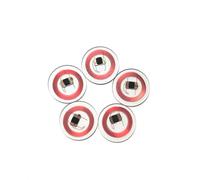 5 pièces 25 mm 13,56 MHz IC M1 S50 Keyfobs Tags Access Control RFID Key Card Token Attendance Management for nfc Android phone