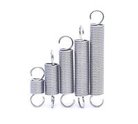 5 pièces 304 acier inoxydable ouvert S crochet traction Tension Extension ressort fil diamètre 0.8mm 1.0mm 1.2mm, 1x10x45mm
