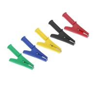 5 pièces 30A 1000V ouverture en plastique 10MM poignée ronde Crocodile Test adaptateur pince sonde stylo 4mm prise isolée