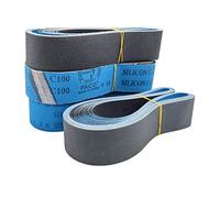 5 pièces 50 x 915 mm bande abrasive 2 "x 36" écran de ponçage en carborundum for métal 915 bandes de ponçage avec grain 60-1000 Mix Pack. (Color : Blue, Size : 100 180 320 800 1000)