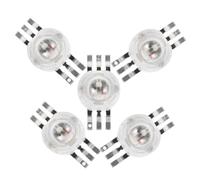 5 pièces Ampoule de Rechange par LED 3W Rgb Smd pour Éclairage de scène | Métal et Plastique, Blanc, Réparation DIY Simple, pour Dj, Clubs, Événements Mobiles