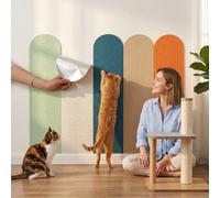 5 pièces Autocollants muraux auto-adhésifs pour chat, Autocollants de protection murale anti-griffures pour chat, Tapis de griffage intérieur amovibles DIY pour chat, Protéger les meubles et les murs,