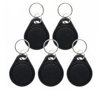 5 pièces Badge RFID, Porte-clés RFID avec puce NTAG215, 540 octets mémoire, programmables pour raccourcis iOS applications Android Amiibo domotique projets créatifs tags RFID polyvalents haute qualité