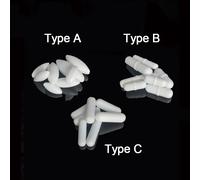 5 pièces barre magnétique de laboratoire tige d'agitation magnétique cylindrique 3 type agitateurs magnétiques mélangeur tige de mélangeur résistante à la Corrosion B7x30 5Pcs