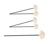 5 Pièces Bâtonnets Diffuseurs en Rotin Fleur Noir Décoratif | Fleur Artificielle, Diffusion Simple du Parfum, Effet Décoratif, Lot de Remplacement pour Intérieur