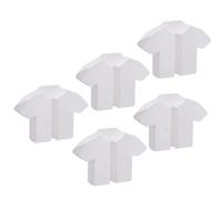 5 Pièces Boîte de Rangement Murale en Plastique Adhésif | Port de Charge Préservé, Découpes Latérales, Crochet Latéral, pour Étudiants et Organisateurs Domestiques