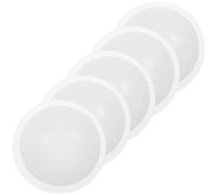 5 Pièces Bouchon de Bouteille en Silicone Réutilisable | Blanc, Étanche et Élastique, pour Bouteille D’eau et Boisson, Usage Extérieur, Pique-niques