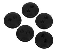 5 Pièces Bouchon de Tuyau pour Tondeuse à Gazon en Caoutchouc Noir | Pièce de Remplacement Compacte, Usage sur Tondeuse, Format Discret, Finition Noire, Accessoire de Maintenance