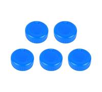 5 Pièces Bouchons de Carafe Remplaçables PC Bleu | Couvercles de Pichets Portables, Surface Lisse Facile à Nettoyer, Bouche Plate Pression