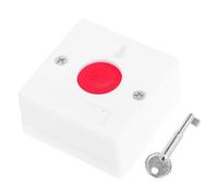 5 Pièces Bouton D’alarme Sos sans Fil, Panneau Mural 86 | Maison et Salles D’eau, Plastique Blanc, Pose Accessible, Compatible Boîtes Murales 86 Type