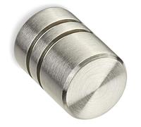 5 pièces Boutons de meubles EK06 Ø 15 mm Acier inox brossé Pommeau de meuble de SOTECH