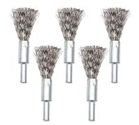 5 Pièces Brosse en Acier Inoxydable pour Tête de Polissage | Désoxydation et Dépoussiérage, Nettoyage des Surfaces Métalliques, Usage Atelier, pour Tubes à Essai