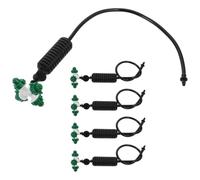 5 pièces Buse de Brumisation Réglable, Micro-Aspersion suspendue | PP Démontable, Quatre Sorties, Jet Fin, Débit 20-40L/H, Pression 1.5-3KG, et Plantes