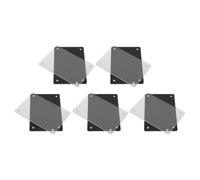 5 Pièces Cadre Magnétique Acrylique Noir Double Face | Design Transparent sans Cadre, Support de Table, Usage pour Enseignes et Plaques Nominatives en Magasin