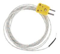 5 Pièces Capteur de Température de Type K Mini, Sonde 3m | ABS et Fibre de Verre, Installation Facile, Interface Plate, , pour Fours et Maintenance