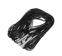 5 Pièces Capteur de Température Ntc 10k, Sonde 2 M | Thermistance de Remplacement, Métal Noir, Retour Réel, pour Maintenance Congélateur et Systèmes Froids