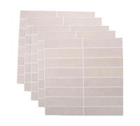5 Pièces Carrelage Mural Autocollant 3d Effet Décoratif sans Joint | Design Texturé Réaliste en Aluminium, Panneau Étanche Adapté aux Locataires et Zones Humides, Look Moderne