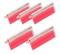 5 Pièces Charnière Adhésive Transparente en Acier Inoxydable, Mini | Double Face, Axe Renforcé, Acrylique Clair, pour Boîte, Placard, Meuble et Montage Discret
