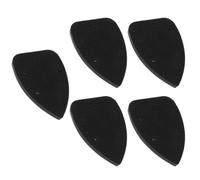 5 Pièces Coussin D’interface de Ponceuse Triangulaire à 5 Trous | Surface Velours, Système Auto-agrippant, Amortit les Vibrations, pour Mini Ponceuses et Finitions Bois