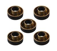 5 Pièces Couvercle pour Petit Brûleur de Gaz, Noyau Cuivre | Capot Protecteur Léger, Usage la Cuisine, Compatible Cuisinière à Gaz, Finition Or, Pièce Multiusage