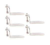 5 pièces crochet de pistolet à clous pneumatique outil pneumatique universel en acier inoxydable crochet de chevron support d'outil robuste en forme de L pour ceinture de travail