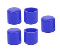 5 pièces de bouchons d’obturation en silicone de 30 mm, bouchon universel pour tuyau d’aspiration sous vide, capuchon d’extrémité flexible et résistant à l’usure pour les conduites (Bleue)