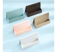 5 Pièces De Couleur Différente Porte-Cartes De Visite Bureau Table De Bureau Boîte De Carte De Visite En Plastique Étagère De Rangement Présentoir Pour Hommes Et Femmes