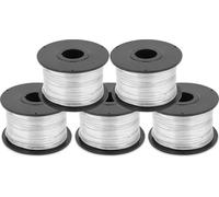 5 pièces de fil de ligature acier Rebar 110m 0,8 mm acier Rebar Tie Wire pour machine à ligaturer automatique Rebar