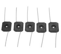 5 pièces de tête de trimmer électrique, en plastique, avec une conception légère, pour outils de jardinage
