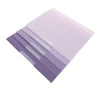 5 Pièces Dossier de Projet A4 en Plastique Clip Pivotant Élégant | Capacité 50 Feuilles, Protège les Documents A4 et Lettre, Usage Bureau et Maison, Résiste aux Pliures