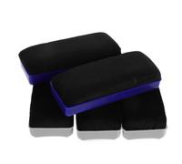 5 Pièces Effaceur Magnétique pour Tableau Blanc Portable, Mini | Pad Lavable Réutilisable, Bande Magnétique Double, Flanelle Douce, École et Étude pour Élèves
