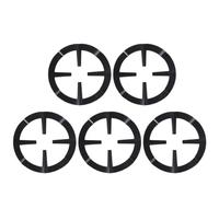 5 Pièces Étagère Pour Cuisinière à Gaz Grille De Brûleur Anneau De Wok De Brûleur à Gaz Cuisinière Électrique Anneau Wok Support De Poêle Grille De Poêle Berceau Poêles à